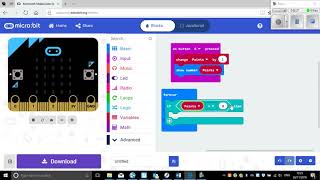 BBC Microbit Tutorial 16 - Simple Variables - Bash Button Game