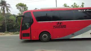 Desh Travels Hyundai Bus ||Rajsahi To Dhaka ||Hyundai