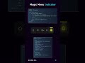 Magic Navigation Menu Indicator 😍  #css #html #animation #shorts
