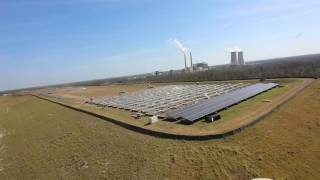 Construction Time Lapse of OUC Solar Farm in East Orange County