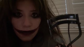 creepy girl does your makeup (asmr)