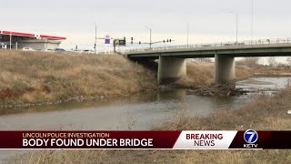 Lincoln police investigating body found underneath bridge