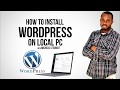 How to Install WORDPRESS Locally on your PC (EASY WAY) using Bitnami WordPress Stack (2020)