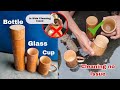 How to make Bamboo Water bottle/Glass/Cups. Easy to clean in side.  #bamboo #anjbamboocraft