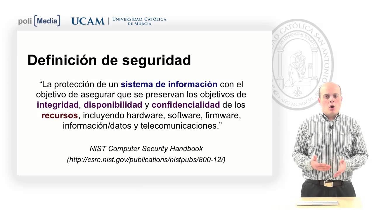 Redes De Computadores - Concepto De Seguridad - Fernando Pereñíguez ...