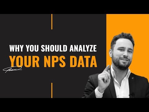 Why you should analyze the NPS data