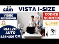 RIALZO AUTO CAM VISTA I-SIZE: TUTORIAL E CODICE SCONTO