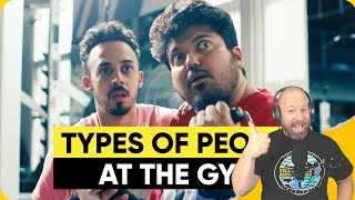 Jordindian Reaction - Types of People at the Gym 😂🤪 | Dad's Den