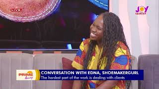 Edna Frimpong Shares Her Experience As A Woman Thriving In Male-Dominated Shoemaking Industry
