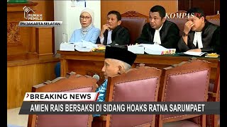 Saat Ingin Gelar Konpers, Amien Rais: Mbak Ratna, Kami Akan Bela Hak Anda, Anda Sudah Teraniaya