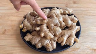 Ginger is so easy to store, it won’t go bad after a year, it’s so practical❗😋 how to preserve ginger