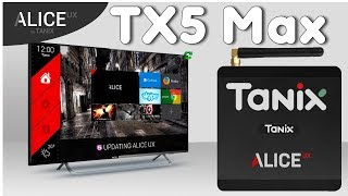 2019 Tanix TX5 Max Amlogic S905X2 Android 8 1 Alice UX 4K TV Box