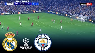 Real Madrid vs Manchester City - 2025 UEFA Champions League | Full Match | eFootball PES Gameplay