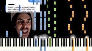 Lubalin - Internet Drama Part 1 (Piano Tutorial) [Synthesia]