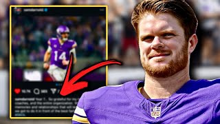 Sam Darnold Telling Vikings Fans GOODBYE!