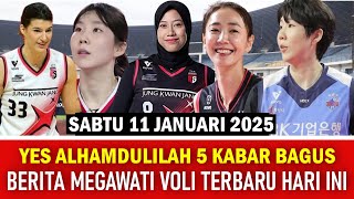 🟢 Yes Alhamdulilah Berita Megawati Voli Red Sparks Terbaru - SABTU 11 JANUARI 2025 - Berita Voli