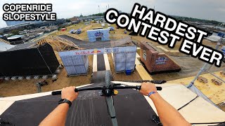 CRAZY MTB SLOPESTYLE COURSE - HARDEST CONTEST I'VE EVER RIDDEN!