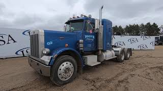 Lot 1043: 1981 Peterbilt 359 Semi Truck Tractor Will Be Sold At Auction!