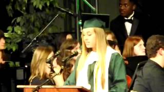 Courtney Hughes speech at Cordova high graduation 2012