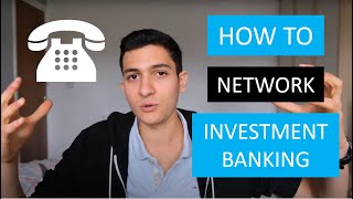 How to Network for an Investment Banking Internship