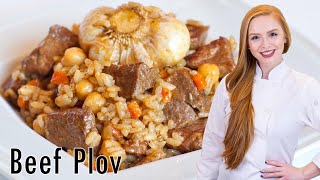 How to Make Plov - Russian Rice Pilaf with Braised Beef