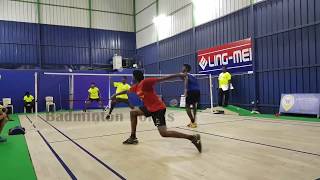 VEERAPANDI / KALAIYARASAN | Vs | KEVIN / GANESH | MENS DOUBLES | STATE LEVEL BADMINTON TOURNAMENT |