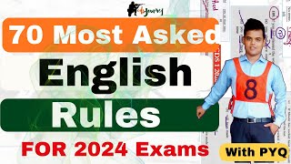 Grammar for NDA and CDS. 70 Most Asked English Grammar Rules for every exam of 2024.NDA 2024 English