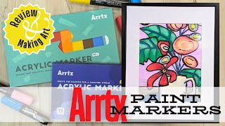 Making an Art Piece Using Only Acrylic Paint Markers