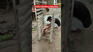 Stainless Steel Bakery trolley | Bakery Tray Stand | Bakery equipment | Kitchen Equipment in Nepal