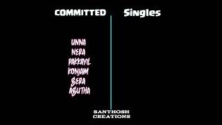 #Santhosh creations #Troll comedy video #Tamil black screen lyrics #Committed VS #Singles status