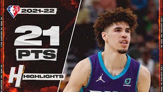 LaMelo Ball Double-Double 21 PTS 11 AST 6 REB Full Highlights vs Jazz 🔥
