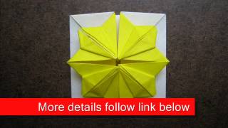 Origami Foldable Flower Box