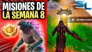 Como COMPLETAR TODAS las MISIONES DE LA SEMANA 8 CAPITULO 6 TEMPORADA 1 FORTNITE