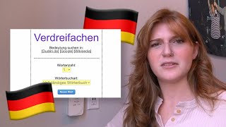 how many German words can I guess after 3 years of study?