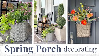 SPRING FRONT PORCH MAKEOVER | Front Porch Decorating Ideas for Spring 2023