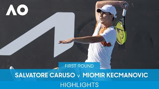 Salvatore Caruso v Miomir Kecmanovic Highlights (1R) | Australian Open 2022
