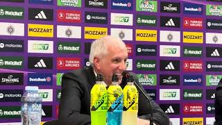 Partizan - Fenerbahče: Konferencija za medije Željko Obradović