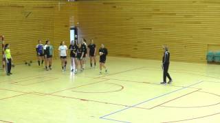 Team fast break and turnover play, transition play defense-offense by EHF Lecturer Zoltan Marczinka