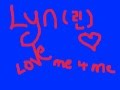 Lyn love me for me cover