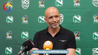 'Mission accomplished,' - Sundowns coach Miguel Cardoso after win over Sibanye Golden Stars.