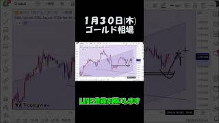 1月30日ゴールド最新予想切り抜き【海外FX/仮想通貨】 #shorts