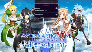 Sword Art Online Memory Defrag Revival (SAO MD) Mod Gameplay