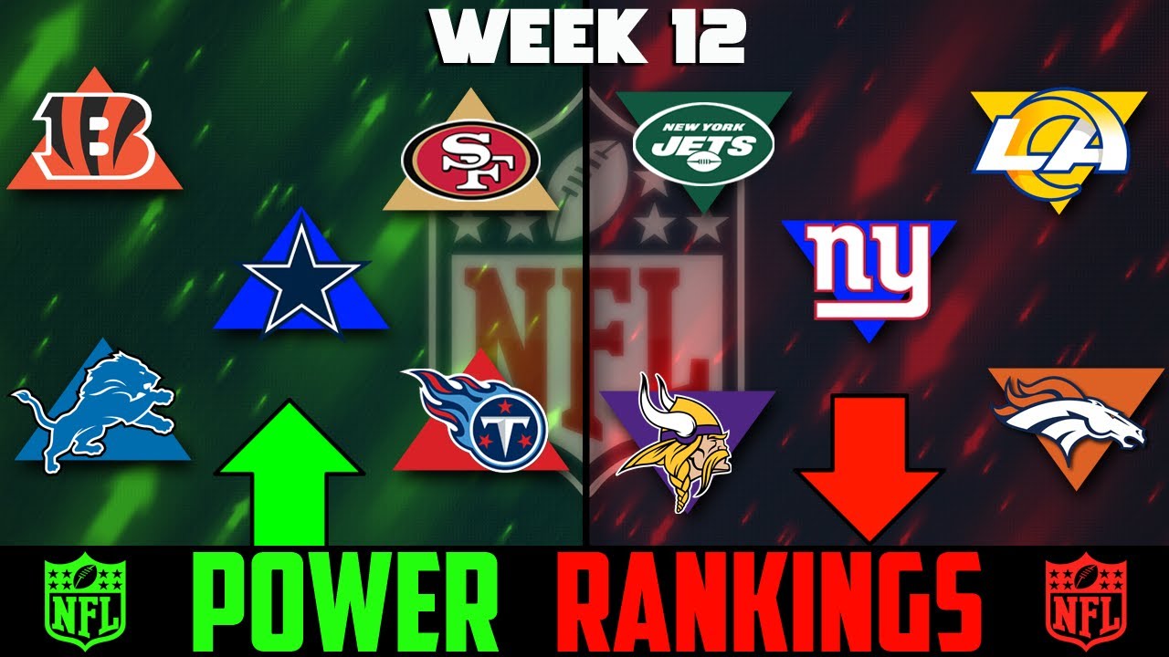 NFL Week 12 Power Rankings 2022 - YouTube