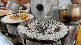 Most Skillful Dosa Making | Crispy Rava Dosa | Indian Street Food