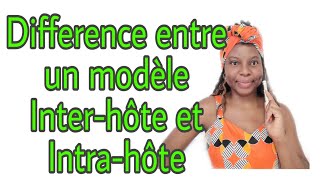 La différence entre un modèle mathématique Intra-hôte et inter-hôte