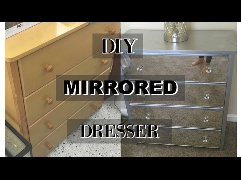 Knotty Pine Mirrored Dresser Mirrored Dresser Chest