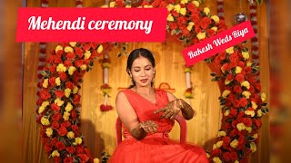 Mehendi lagake rakhna  Cover video //Kushi \u0026 Priya Dance   // Mehendi ceremony// Rakesh 💕 Riya