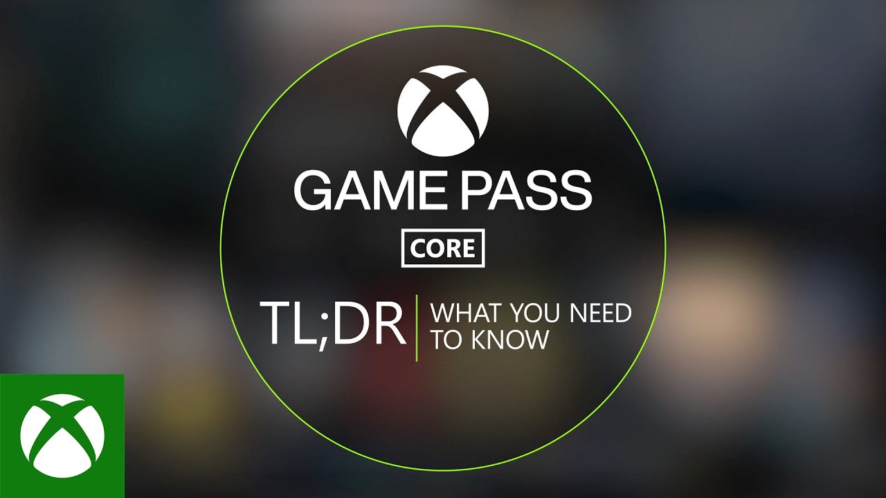 Introducing Xbox Game Pass Core - YouTube