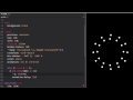 Dots loader with CSS variables