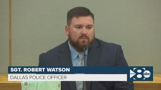 Sgt. Robert Watson, Amber Guyger's former boss, testifies during sentencing phase of trial